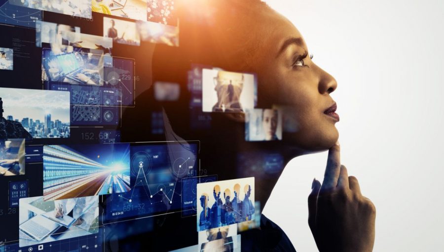 Žena a jej spomienky.