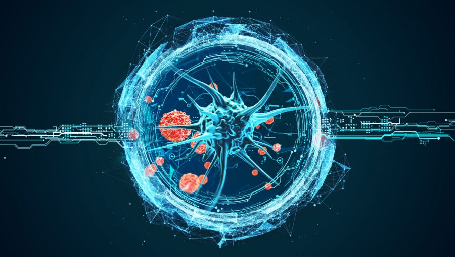 Vírus. Zdroj: iStock.com/Antiv3D