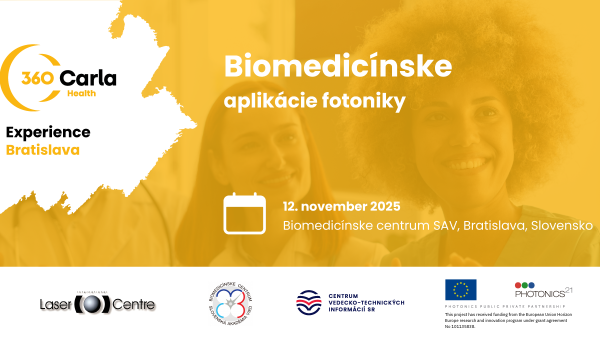 360 CARLA Health: Experience – Biomedicínske aplikácie fotoniky