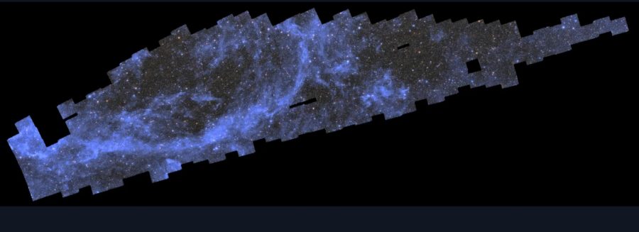 Južná časť oblohy pohľadom z Euclid. Zdroj: ESA