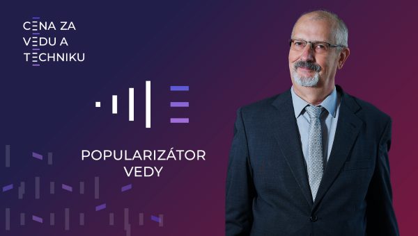 Doc. Ing. Michal Fabian, PhD., laureát Ceny za vedu a techniku 2025 v kategórii Popularizátor vedy. Zdroj: CVTI SR