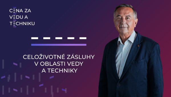 Prof. Ing. Jozef Hraška, PhD., laureát Ceny za vedu a techniku 2025 v kategórii Celoživotné zásluhy v oblasti vedy a techniky. Zdroj: CVTI SR