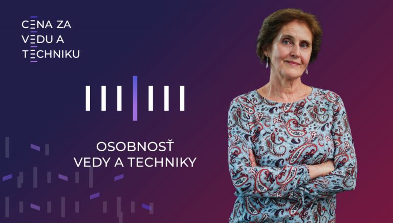 RNDr. Jarmila Makovníková, CSc., laureátka Ceny za vedu a techniku 2025 v kategórii Osobnosť vedy a techniky. Zdroj: CVTI SR
