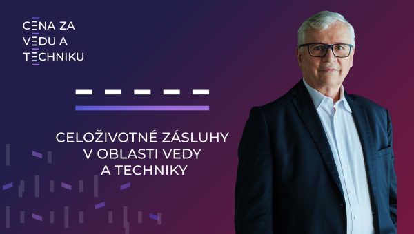 Drhc. mult. prof. Ing. Juraj Sinay, DrSc., laureát Ceny za vedu a techniku 2025 v kategórii Celoživotné zásluhy v oblasti vedy a techniky. Zdroj: CVTI SR