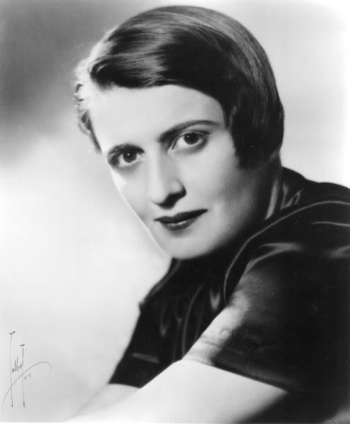 Ayn Rand. Zdroj: Wikipedia.org