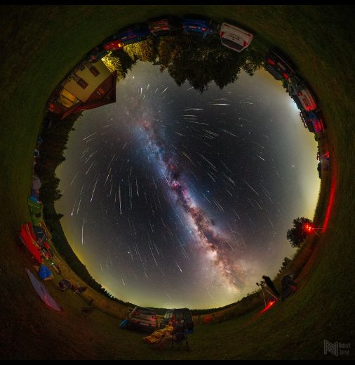 Meteorický roj Perzeidy v roku 2023.