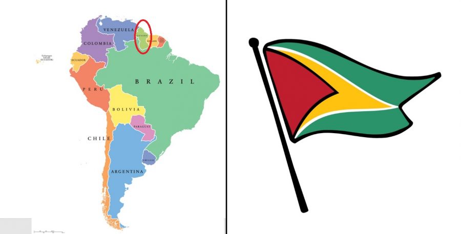 Guyana. Zdroj: Koláž - iStock/PeterHermesFurian; flags