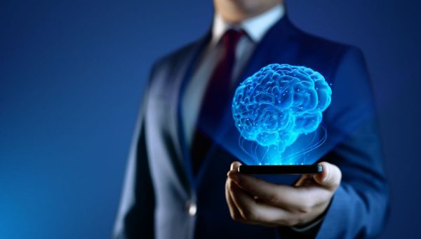 Hologram mozgu. Zdroj: iStock/Alexander Sikov