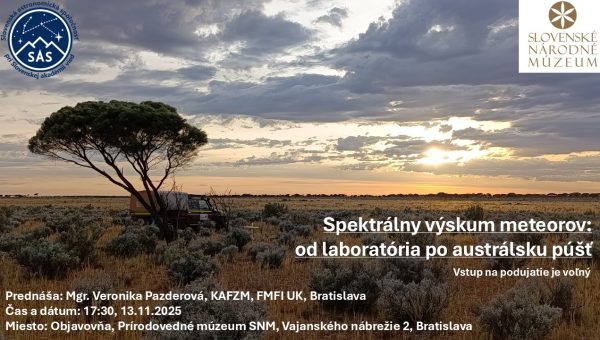 Spektrálny výskum meteorov: od laboratória po austrálsku púšť