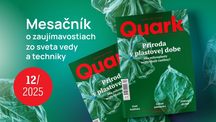 Obálka časopisu Quark 12/2025. Zdroj: Quark