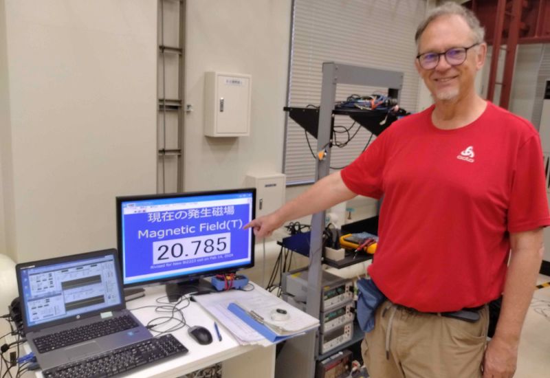 Dr. Christophe Marcenat v Japonsku v roku 2024.