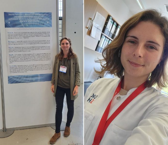 Prezentácia výskumu formou posteru v Kodani a počas stáže na Neurologickej klinike Christian-Albrechts University v Kieli.