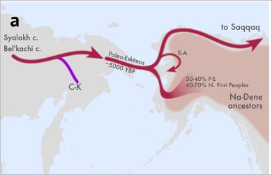 Prehistorické osídlenie obyvateľov Severnej Ameriky a Kamčatky