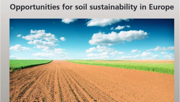 Obálka publikácie: Opportunities for soil sustainability in Europe