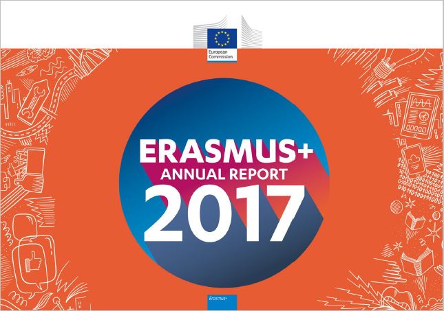 Obálka Erasmus+: Výročná správa za rok 2017