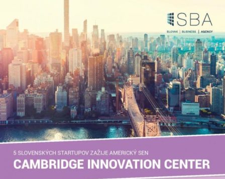 mesačný pobyt v startupovom Cambridge Innovation Center v USA