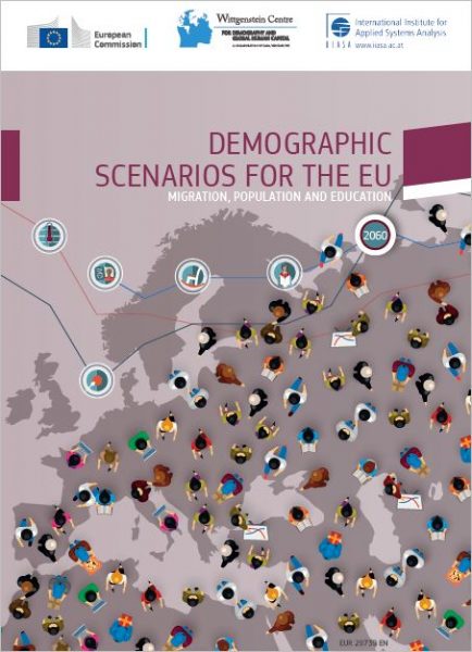 Obálka publikácie:Demographic Scenarios for the EU: Migration, Population and Education