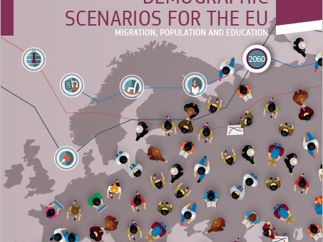 Obálka publikácie:Demographic Scenarios for the EU: Migration, Population and Education