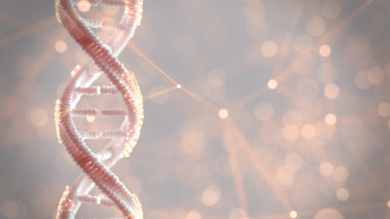 Ilustračné foto: Pravotočivá závitnica DNA. Zdroj: iStock Photo