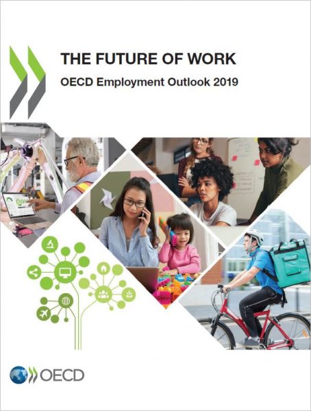 obálka publikácie: OECD Employment Outlook 2019: The Future of Work