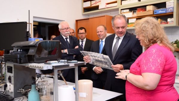 Prezident SR Andrej Kiska na návšteve SAV