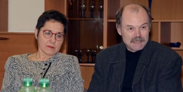 Prof. MUDr. Zuzana Gdovinová, CSc., FESO a pacient s Parkinsonovou chorobou