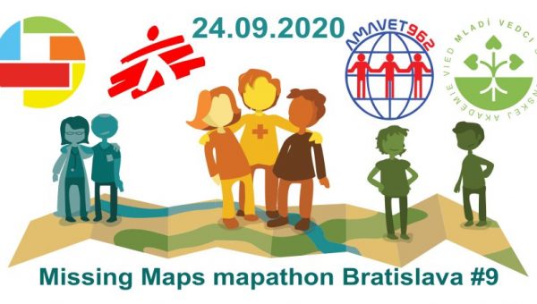 Pozvánka na Missing Maps mapathon, Zdroj: Geografický ústav SAV