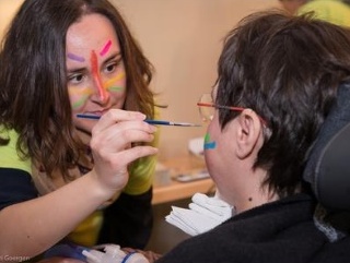 Paint your face with colourful face paints and share a selfie on social media using the hashtag #ShowYourRare (Rare Disease Day 2019)