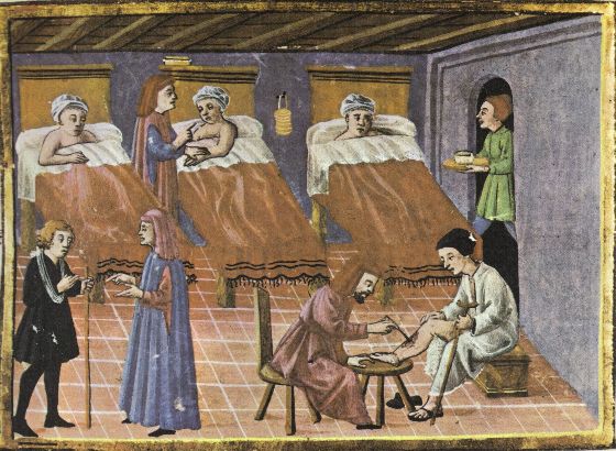stredoveká nemocnica