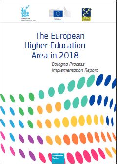 obálka publikácie:  European Commission /EACEA/Eurydice 2018. The European higher education area in 2018. Bologna Process Implementation Report. Luxemburg Office of the European Union