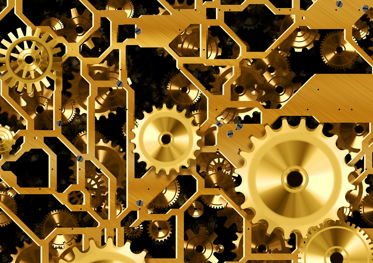 Ilustračný obrázok: Pohľad do mechaniky stroja. Zdroj: Pixabay.com