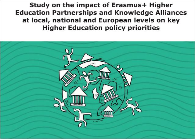 Obálka štúdie: Study on the impact of Erasmus+...
