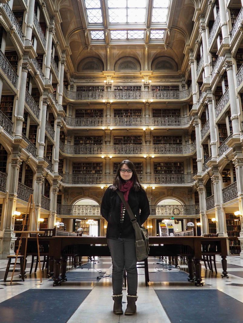 Alexandra Padová / knižnica v Baltimore