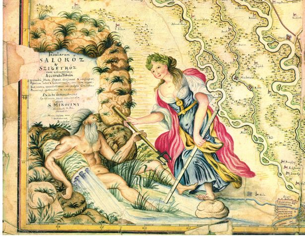 Mapa Žitného ostrova. Vo fondoch Čaplovičovej knižnice v Dolnom Kubíne objavil autor článku Mikovíniho nedokončenú rukopisnú, mimoriadne peknú mapu Žitného ostrova z roku 1727. Doteraz nebola ešte uverejnená.