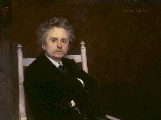 Foto: Wikipedia: Eilif Peterssen (Edvard Grieg, 1891)