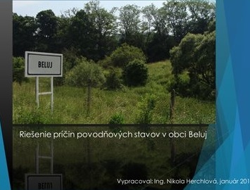 Riešenie príčin povodní v obci Beluj