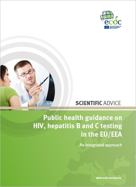 Obálka publikácie: Public health guidance on HIV, hepatitis B and C testing in the EU/EEA 