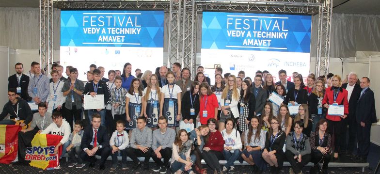 všetci ocenení Festivalu vedy a techniky AMAVET 2018