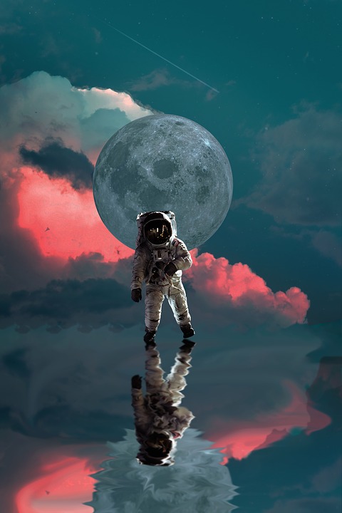Ilustračné foto v texte: človek na Mesiaci; Pixabay.com /pizar_kestrap/