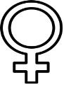 symbol samičieho pohlavia