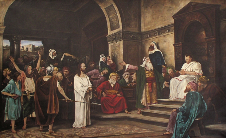 Jedno z diel J. Murgaša – Kristus pred Pilátom