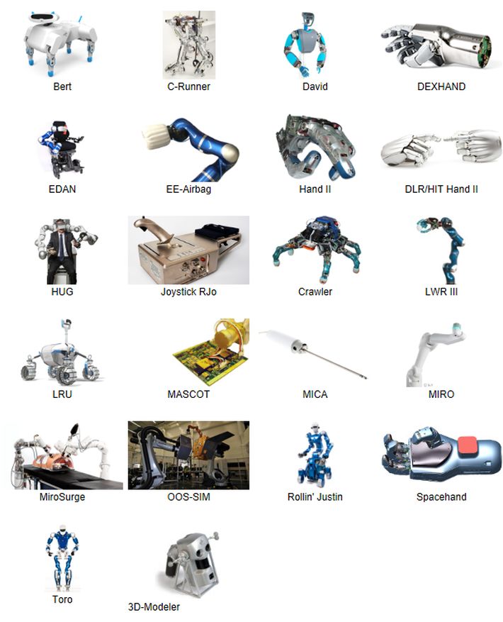 Rôzne robotické systémy 