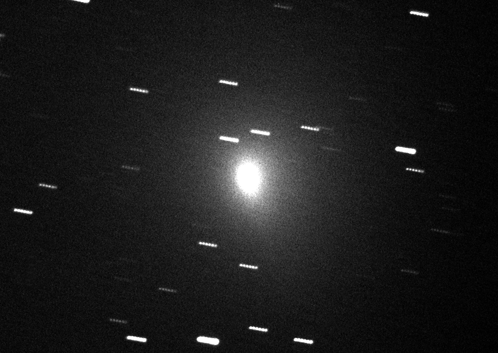 Obr. 5: Kométa 41P pozorovaná ďalekohľadom na Skalnatom Plese koncom marca 2017.