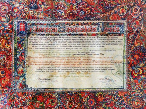 Deklarácia slovenského národa z 30. 10. 1918