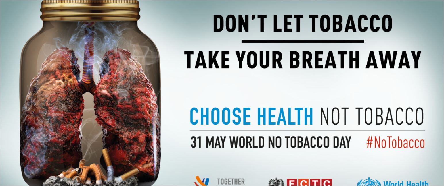 Poster: Don´t let tobacco Take your breath away