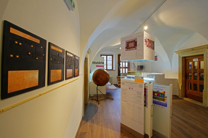 Pohľad na miestnosť História v MŠŠ v Levoči