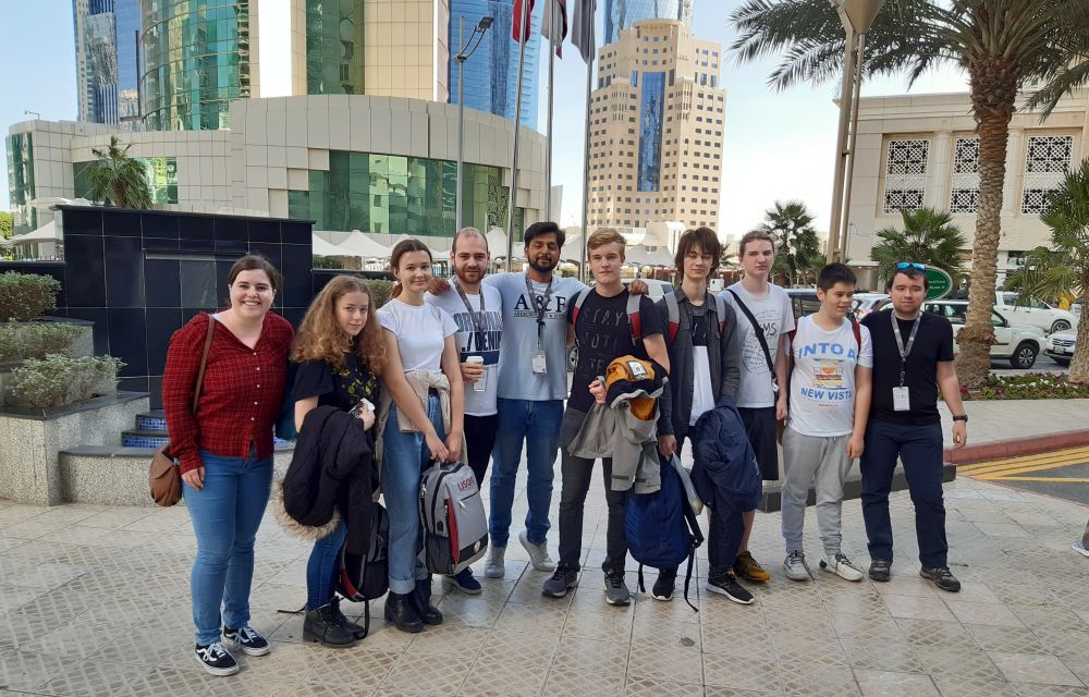 Slovenská delegácia IJSO 2019 v meste Doha v Katare