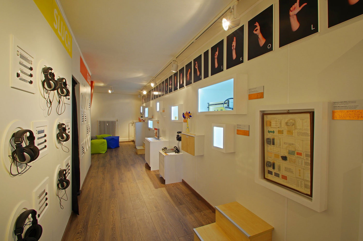 Časť stálej expozície: ľudské zmysly, Foto: Múzeum špeciálneho školstva v Levoči
