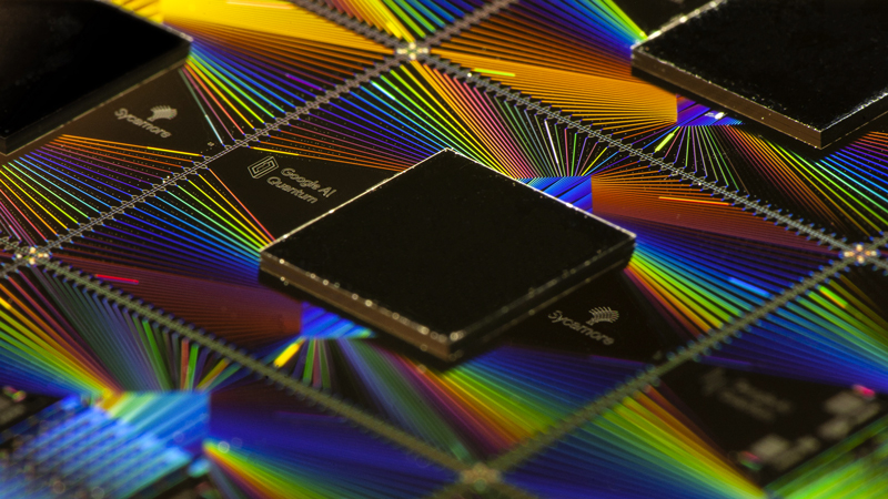Fotografia: Kvantový čip Googlu uskutočnil za 200 sekúnd výpočet, ktorý by typickému superpočítaču zabral 10-tisíc rokov. Zdroj: Science