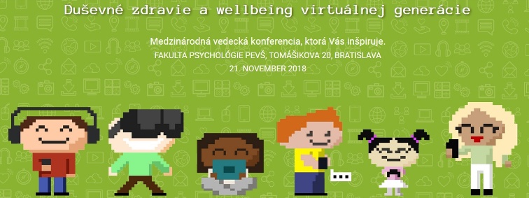 konferencia „Duševné zdravie a wellbeing virtuálnej generácie“